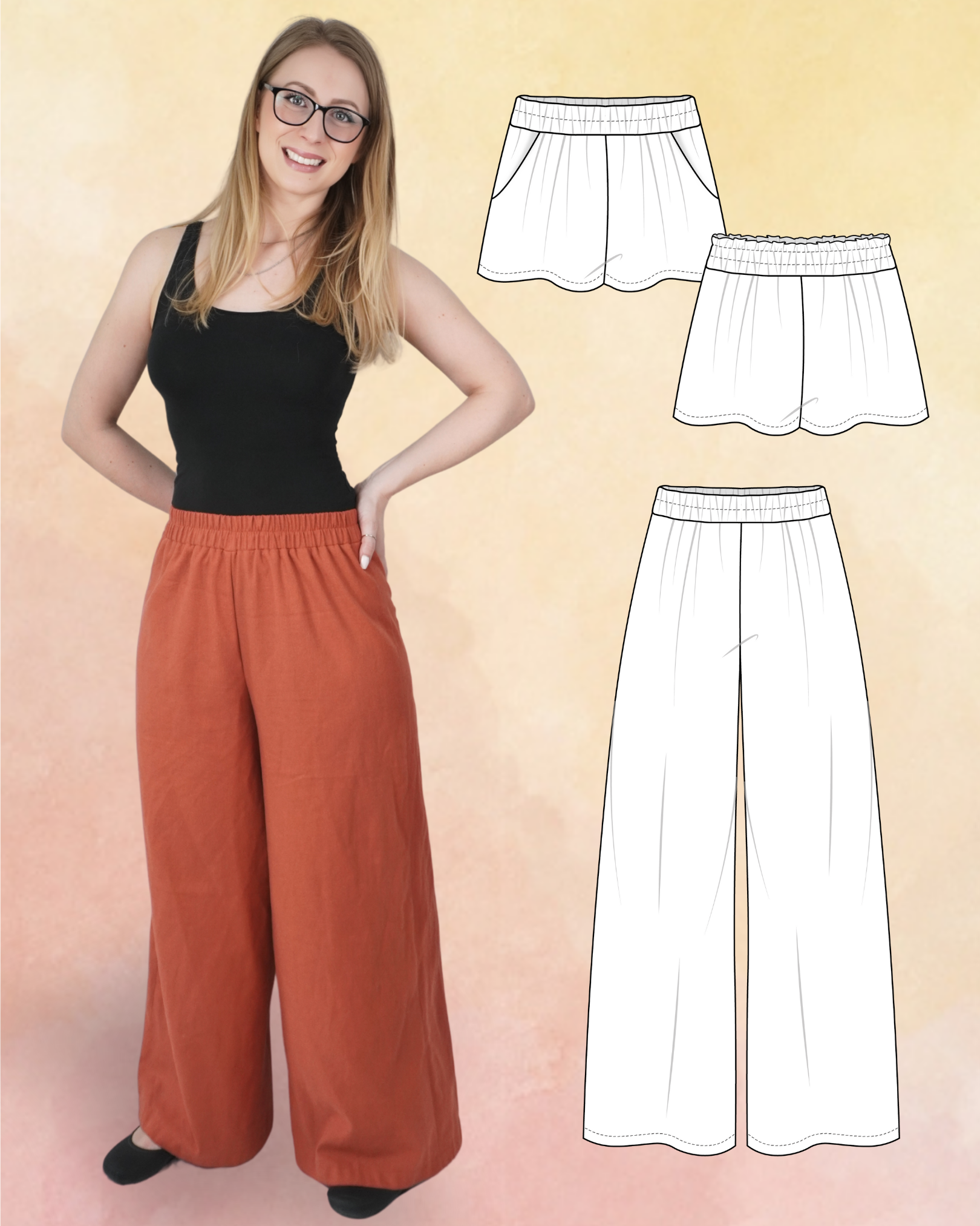 Palazzo Pants Sewing Pattern