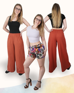 Palazzo Pants and Shorts Sewing Pattern