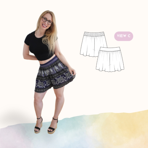 Casablanca Palazzo Pants Beginners Sewing Pattern | Skorts