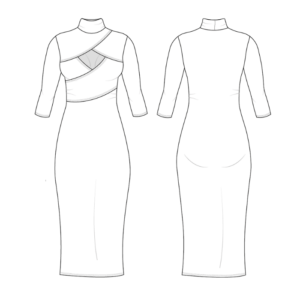 Manila Bodycon Dress Sewing Pattern