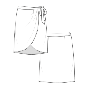 Simple Wrap Skirt Sewing Pattern