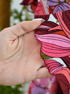 Rolled Hems Viscose Crepe