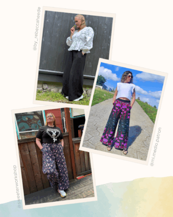 Wide-Leg Pants Sewing Pattern