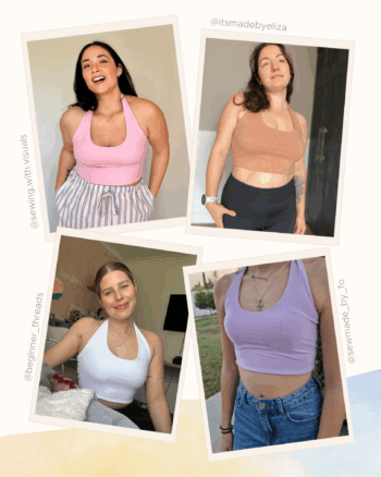 Halterneck Crop Top Sewing Pattern