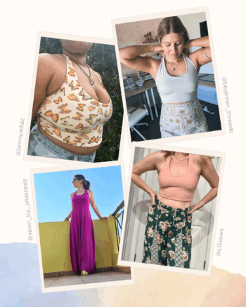 Halterneck Crop Top Sewing Pattern