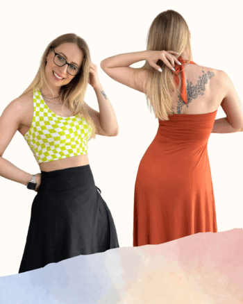 Havana Halter Dress and Halter Top